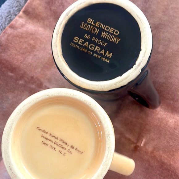 100 Pipers From Scotland Scotch Vintage Stein Mug Lager Set - Picture 3 of 5